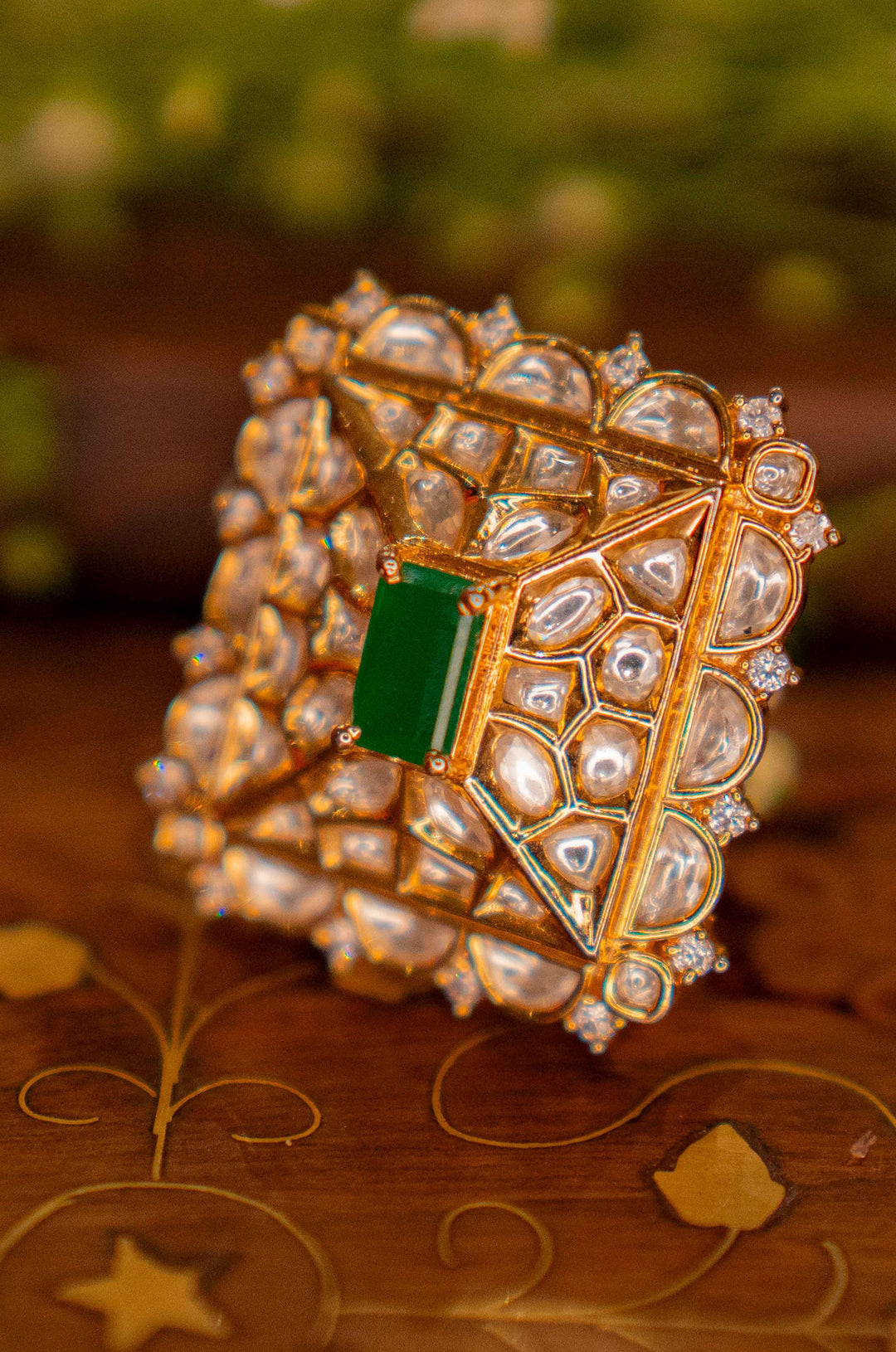 Iram Polki Ring