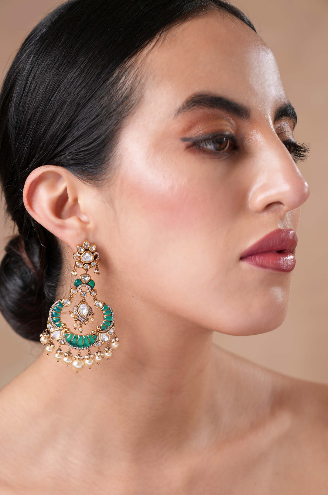 Geena Polki Earrings