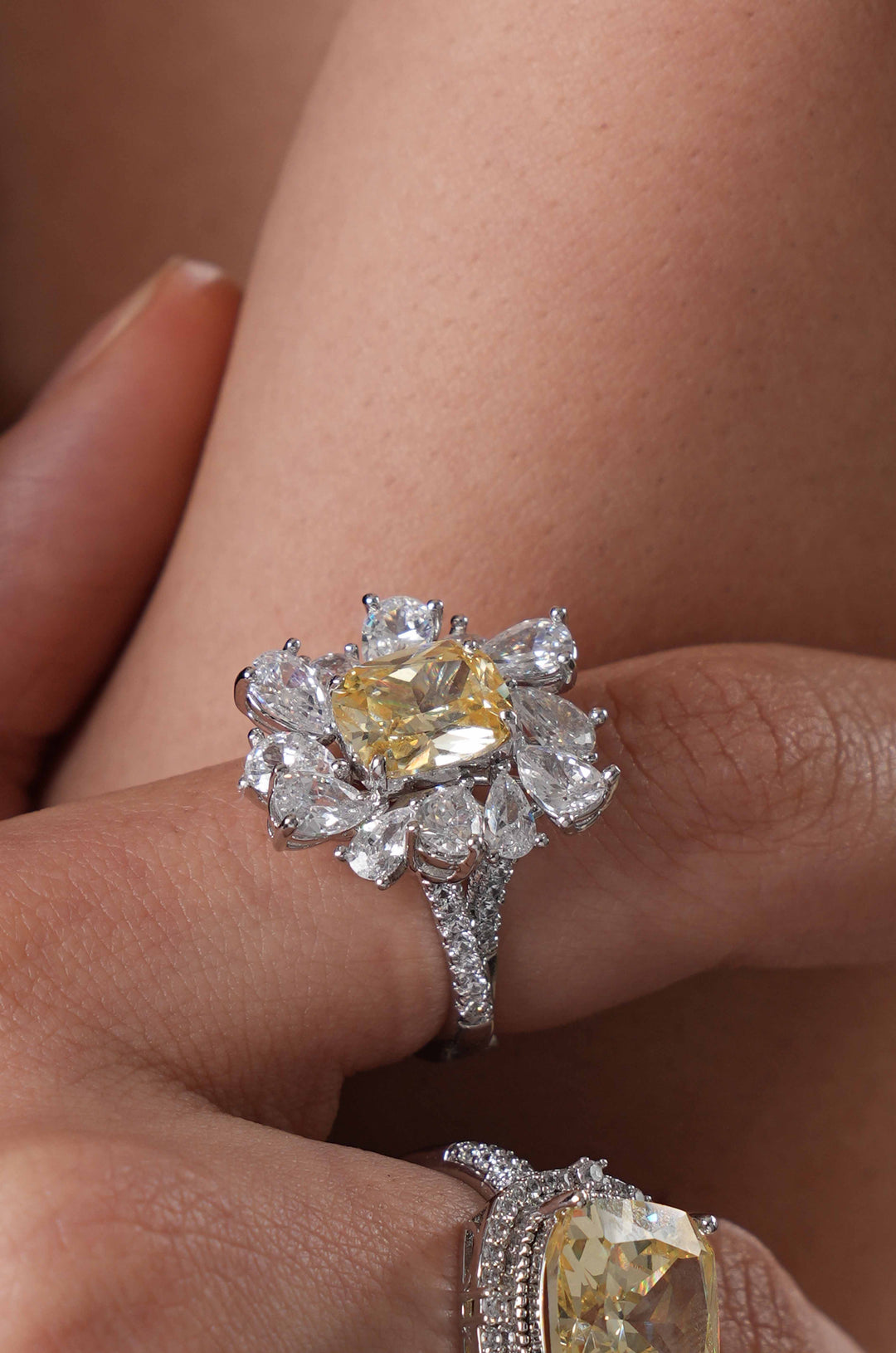 Nea Topaz Diamond Ring