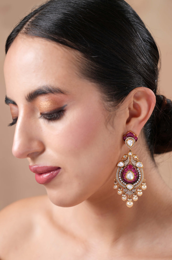 Noor Polki Earrings