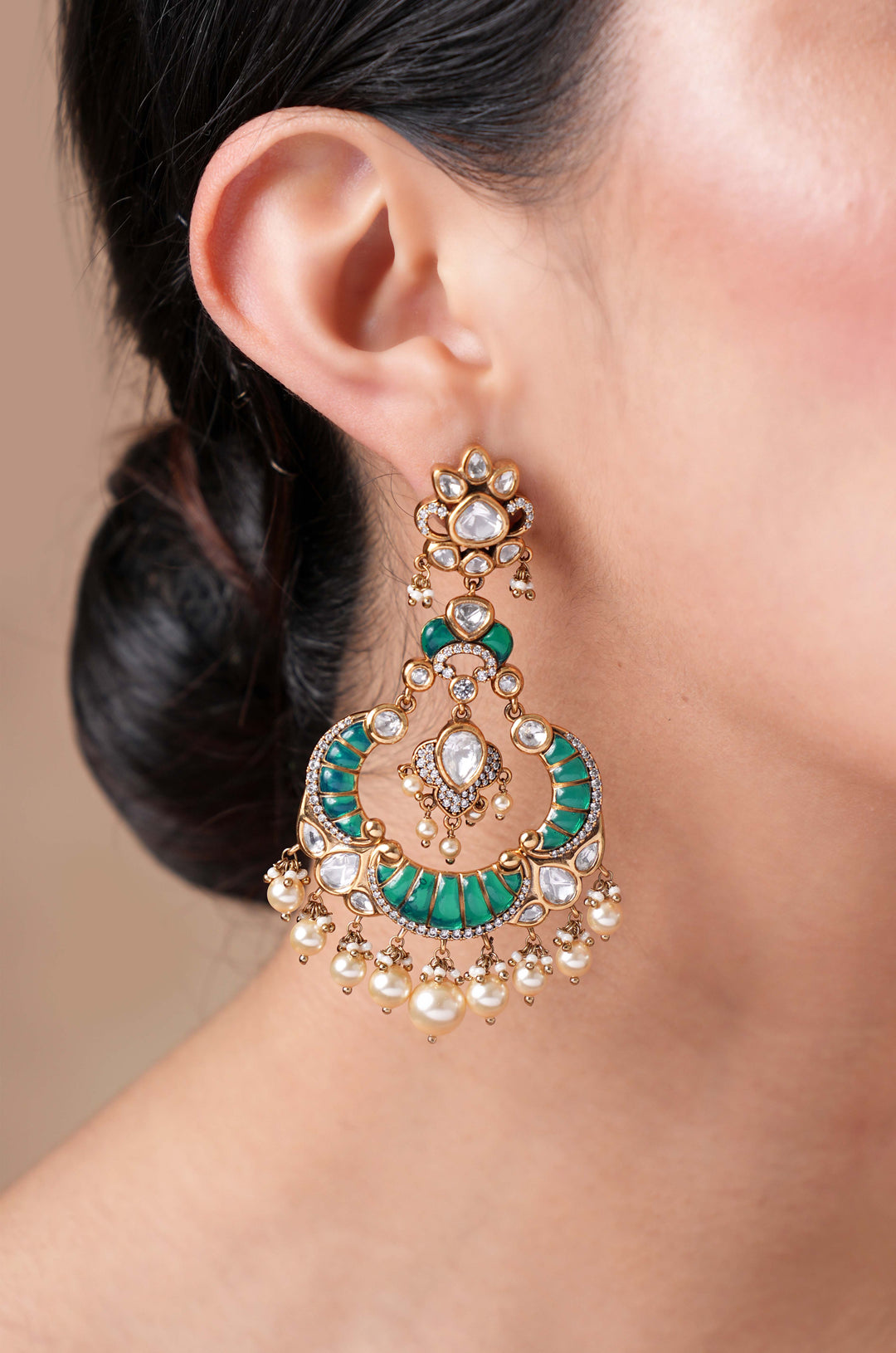 Geena Polki Earrings