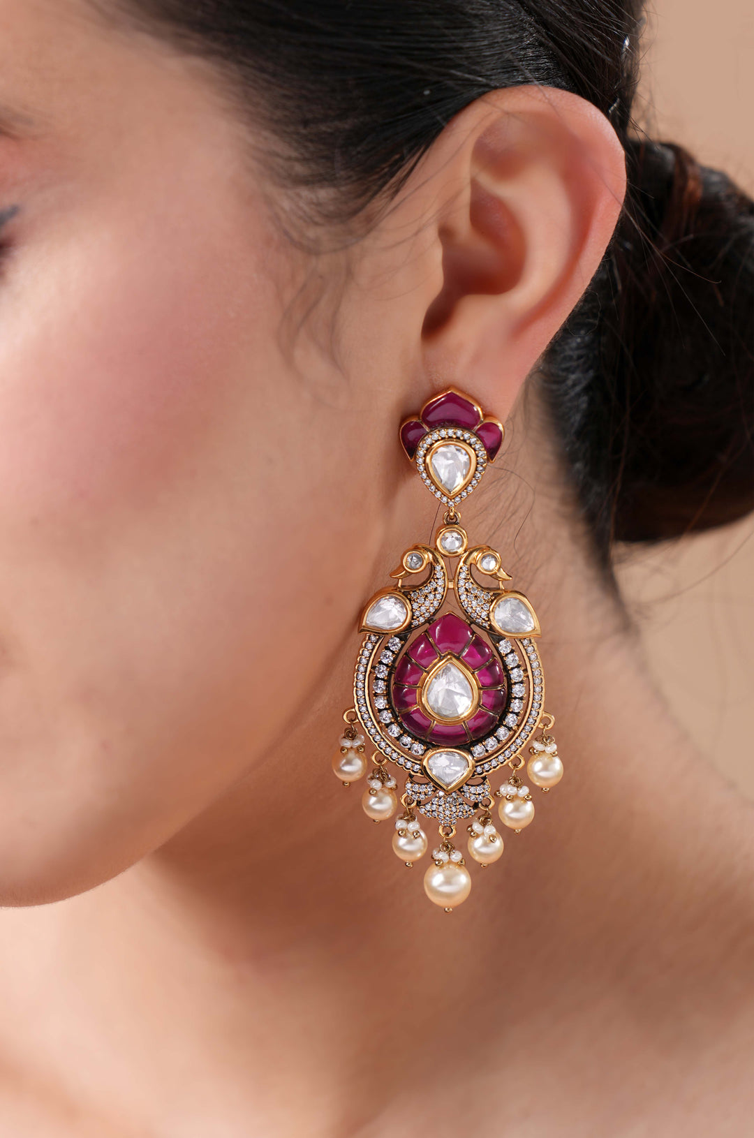 Noor Polki Earrings