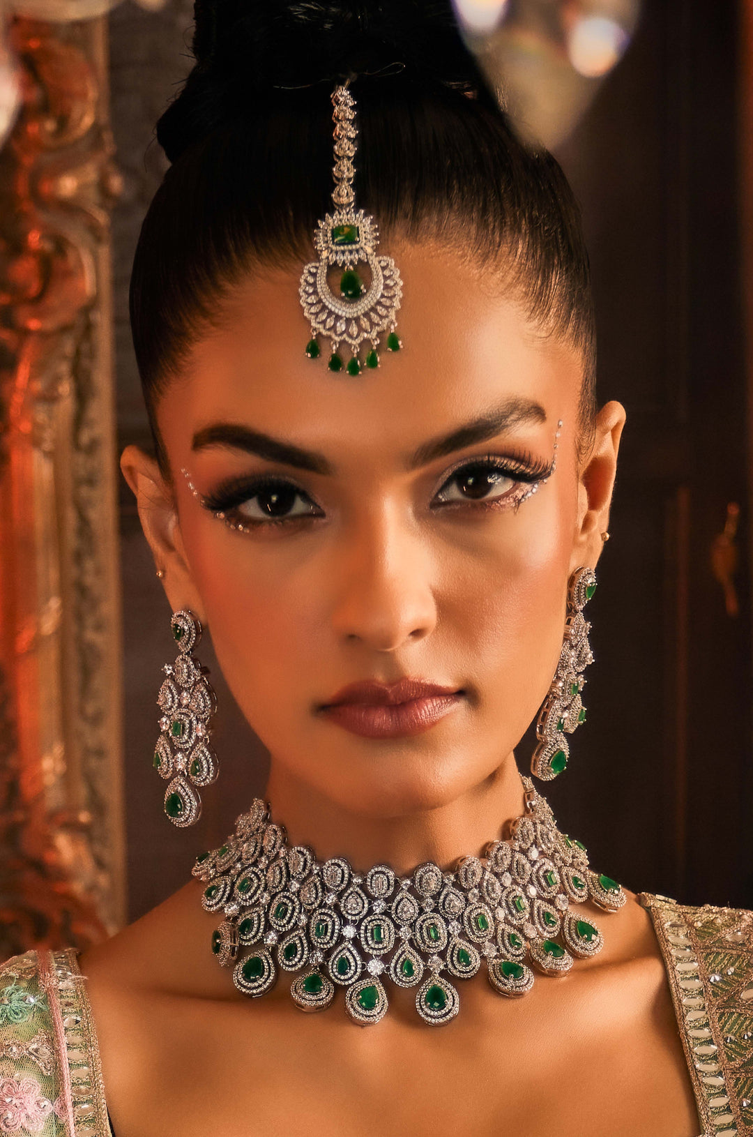 Azmat Diamond Necklace Set