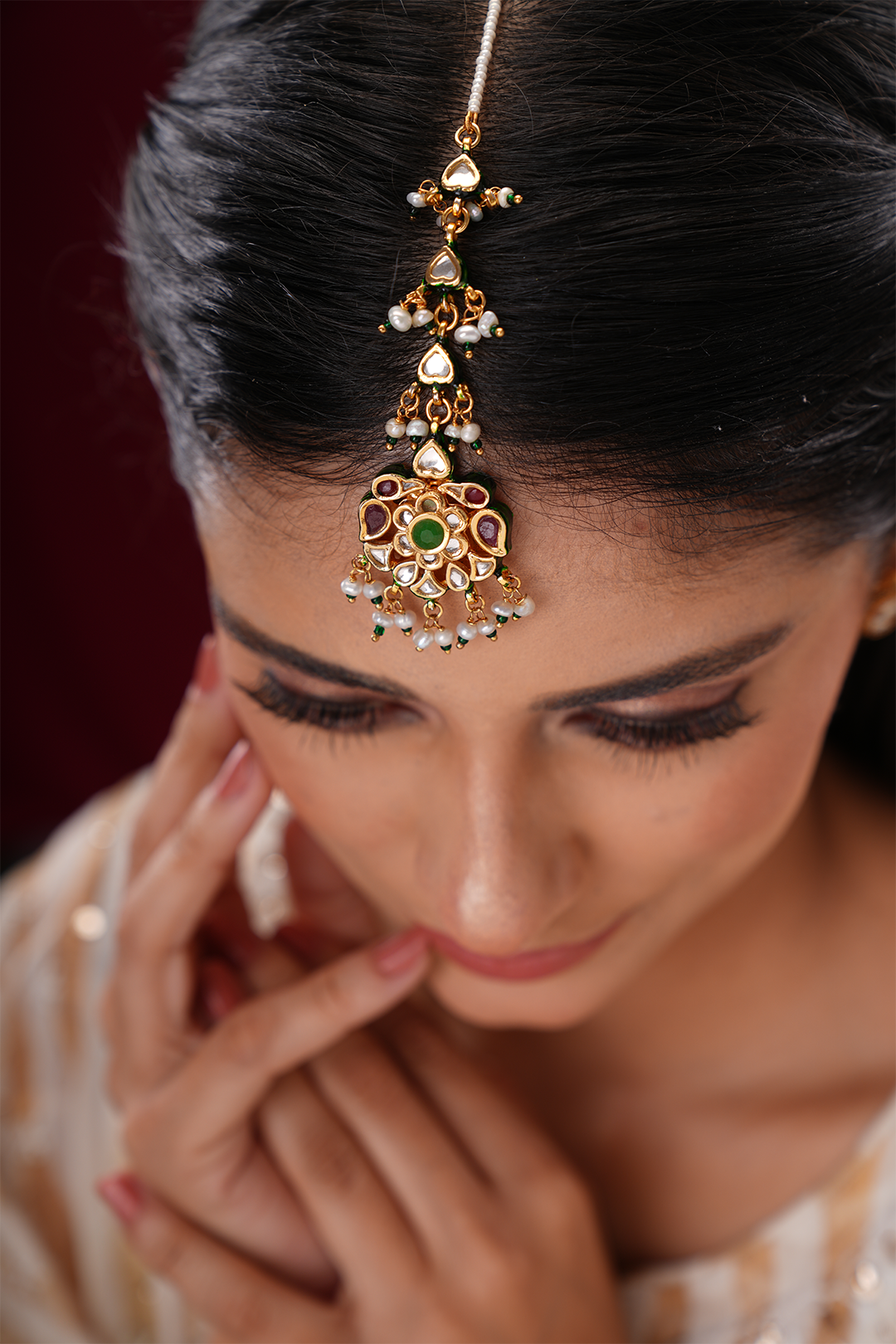 Aasya Kundan Maangtikka