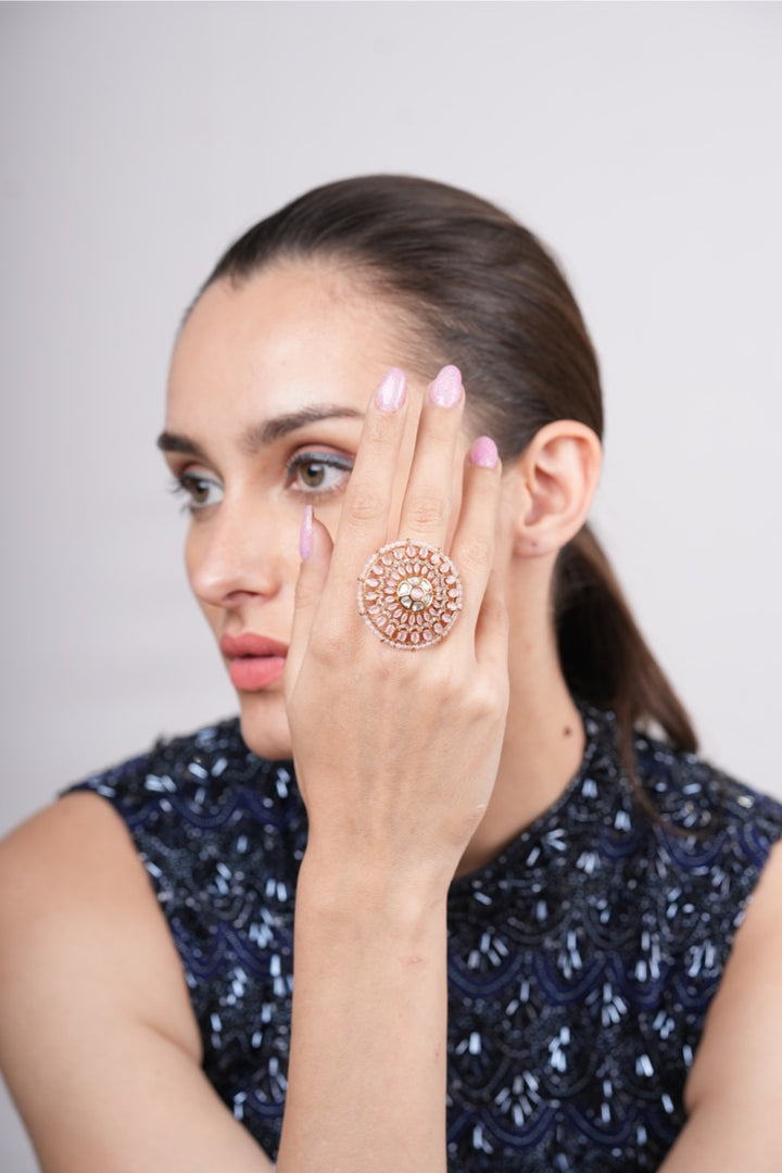 Indira Rose Pink Ring