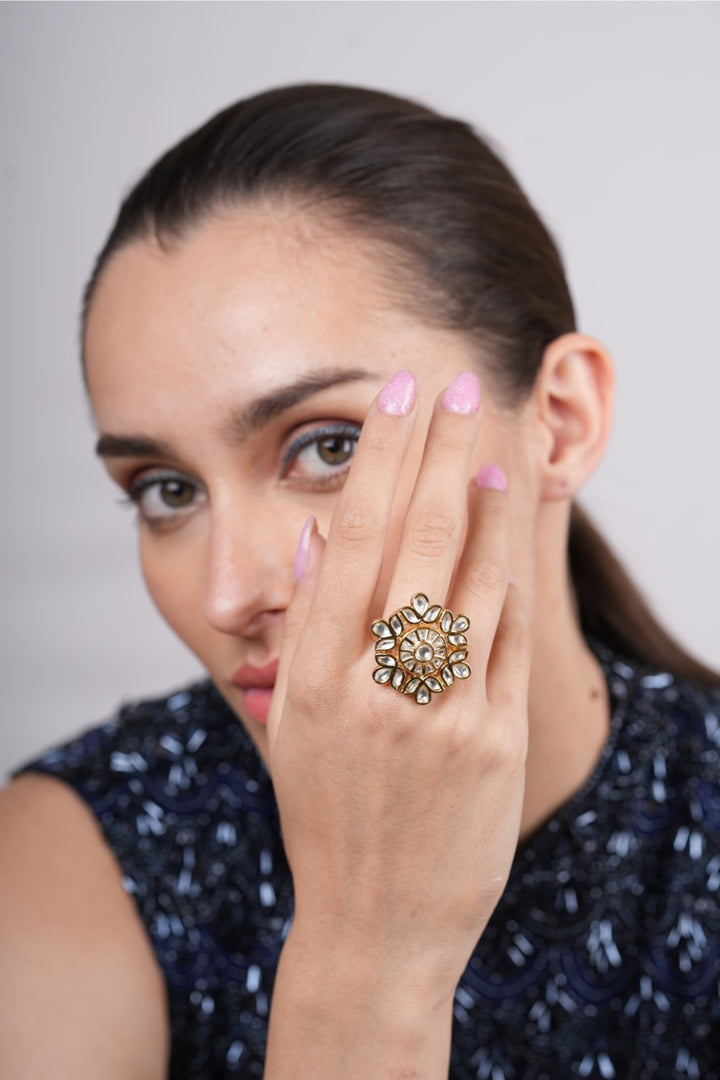 Asti Gold Floral Ring