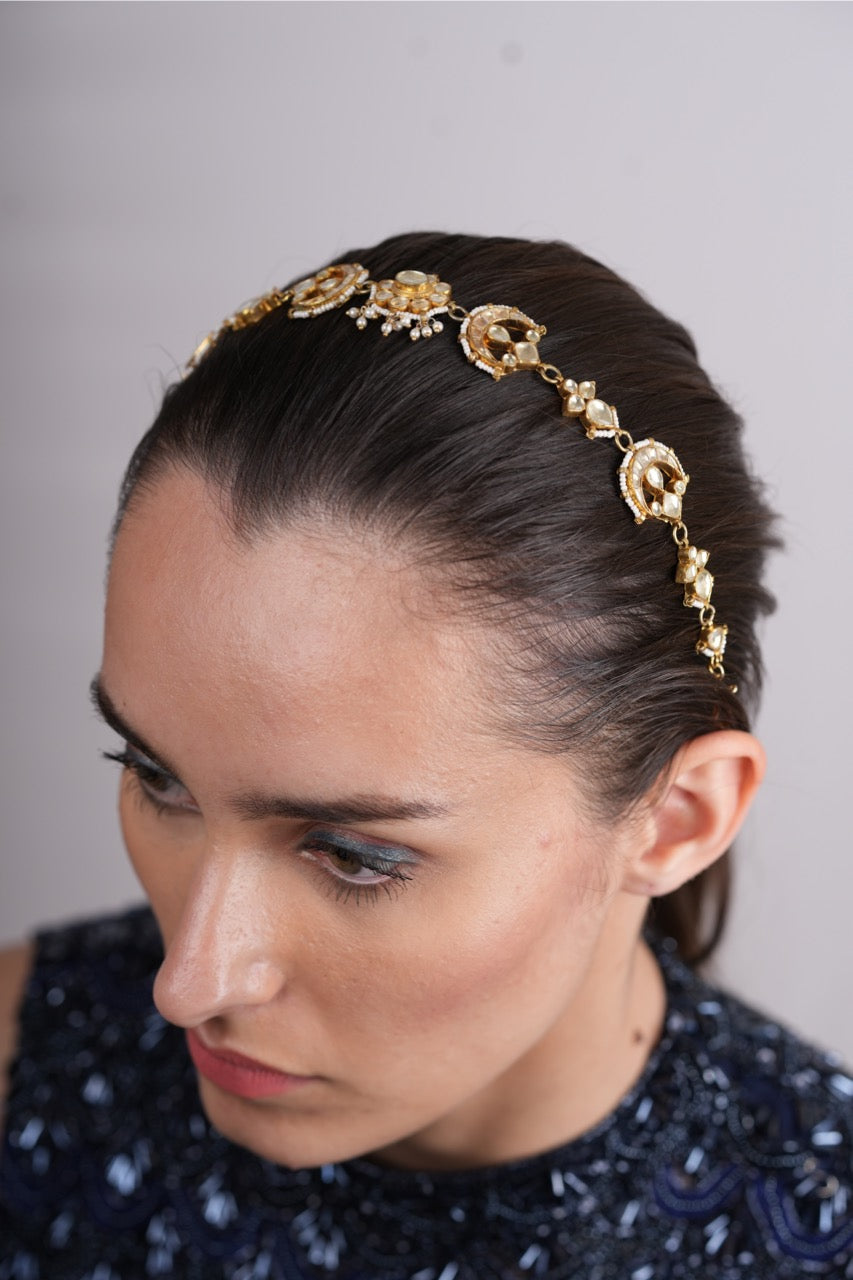Ezara Gold Plated Sheeshpatti