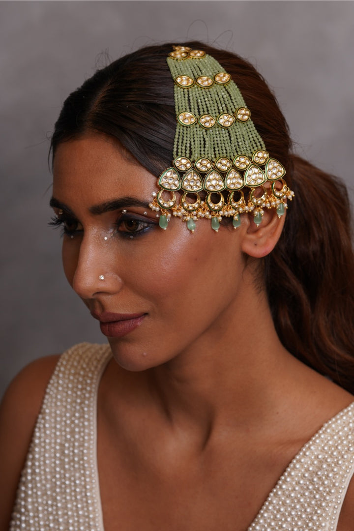 Vartika Mint Pearl Gold Plated Passa