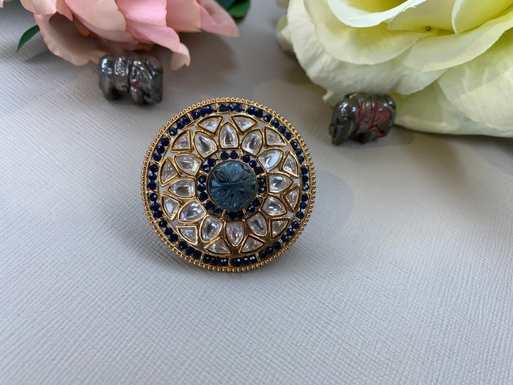Akshi Sapphire and  Pearls Ring