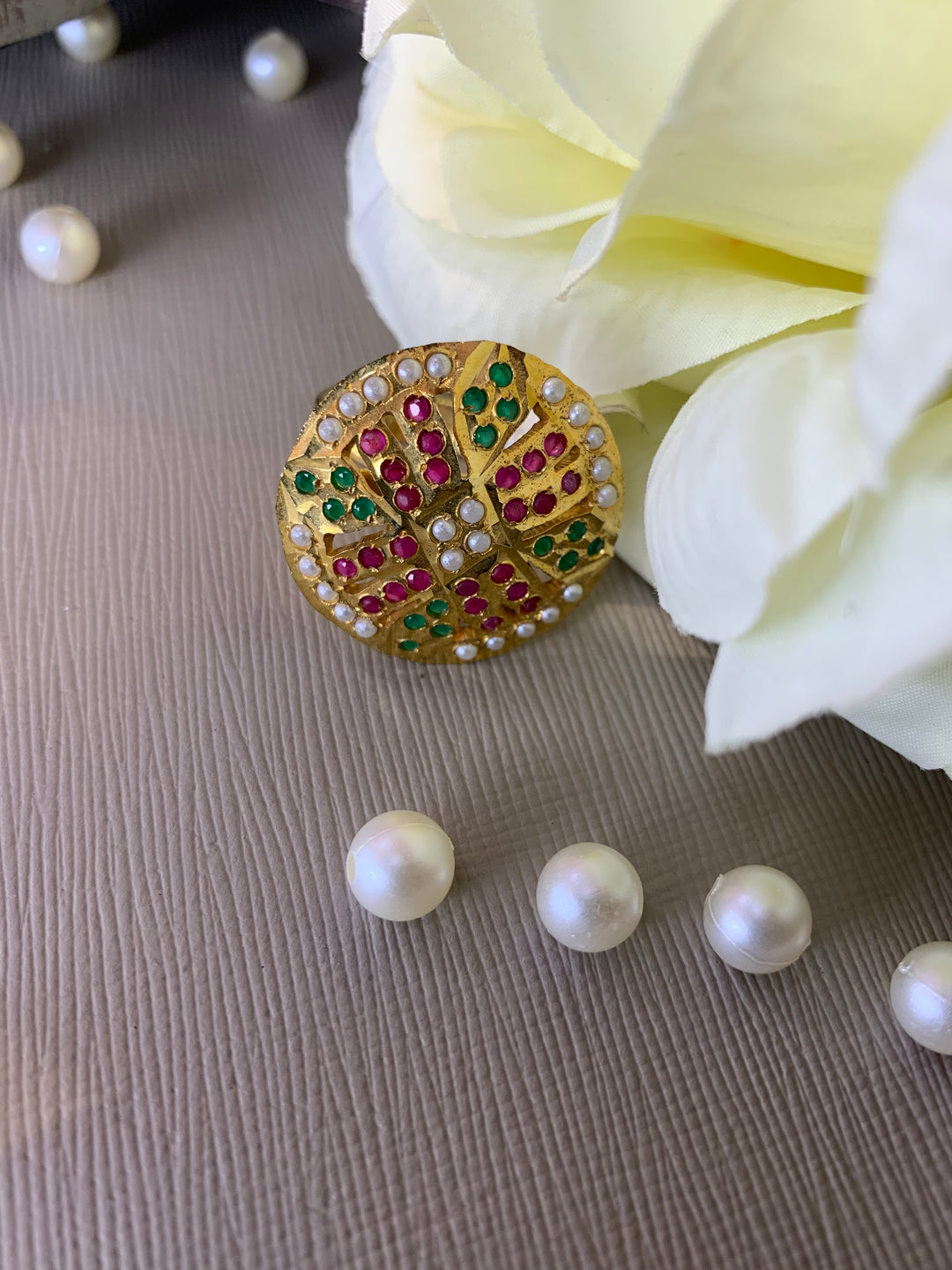 Meesha Navrattan Gold Ring