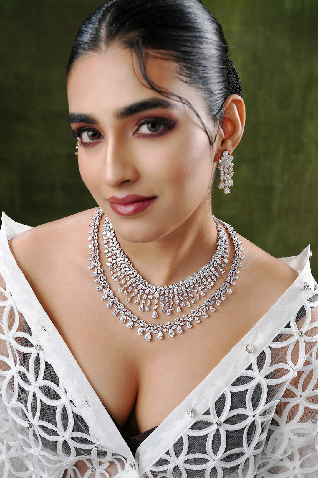 Noelle Diamond Necklace Set