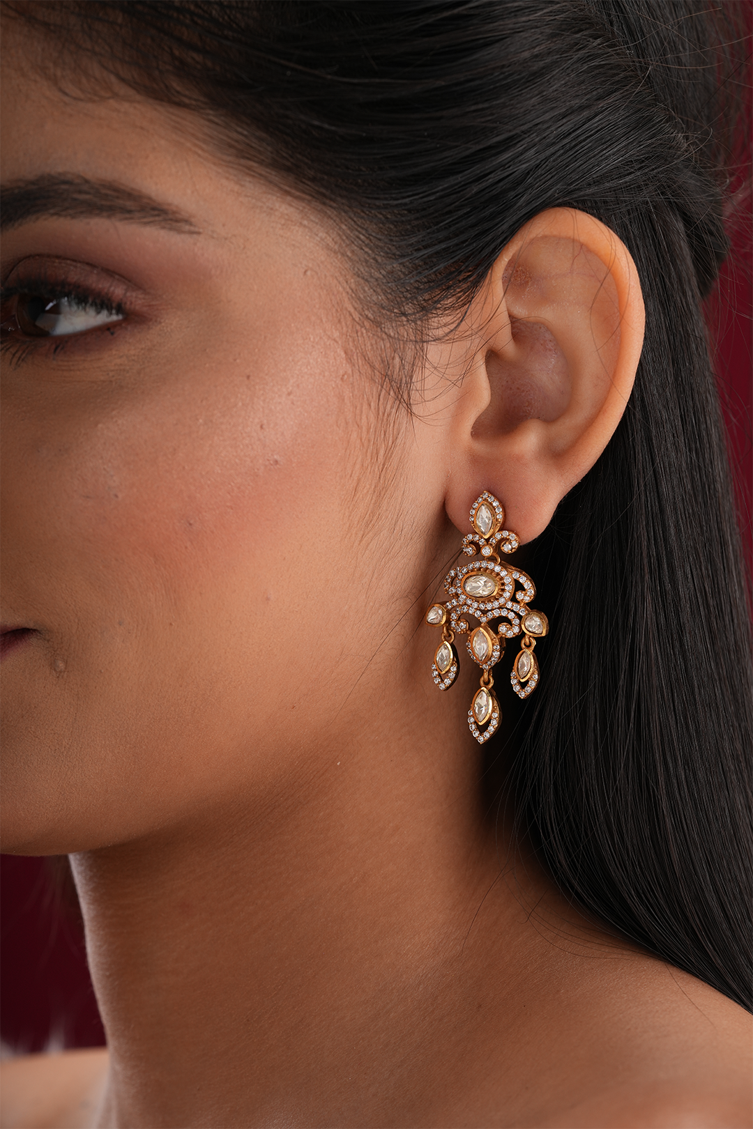 Noor Polki Earrings