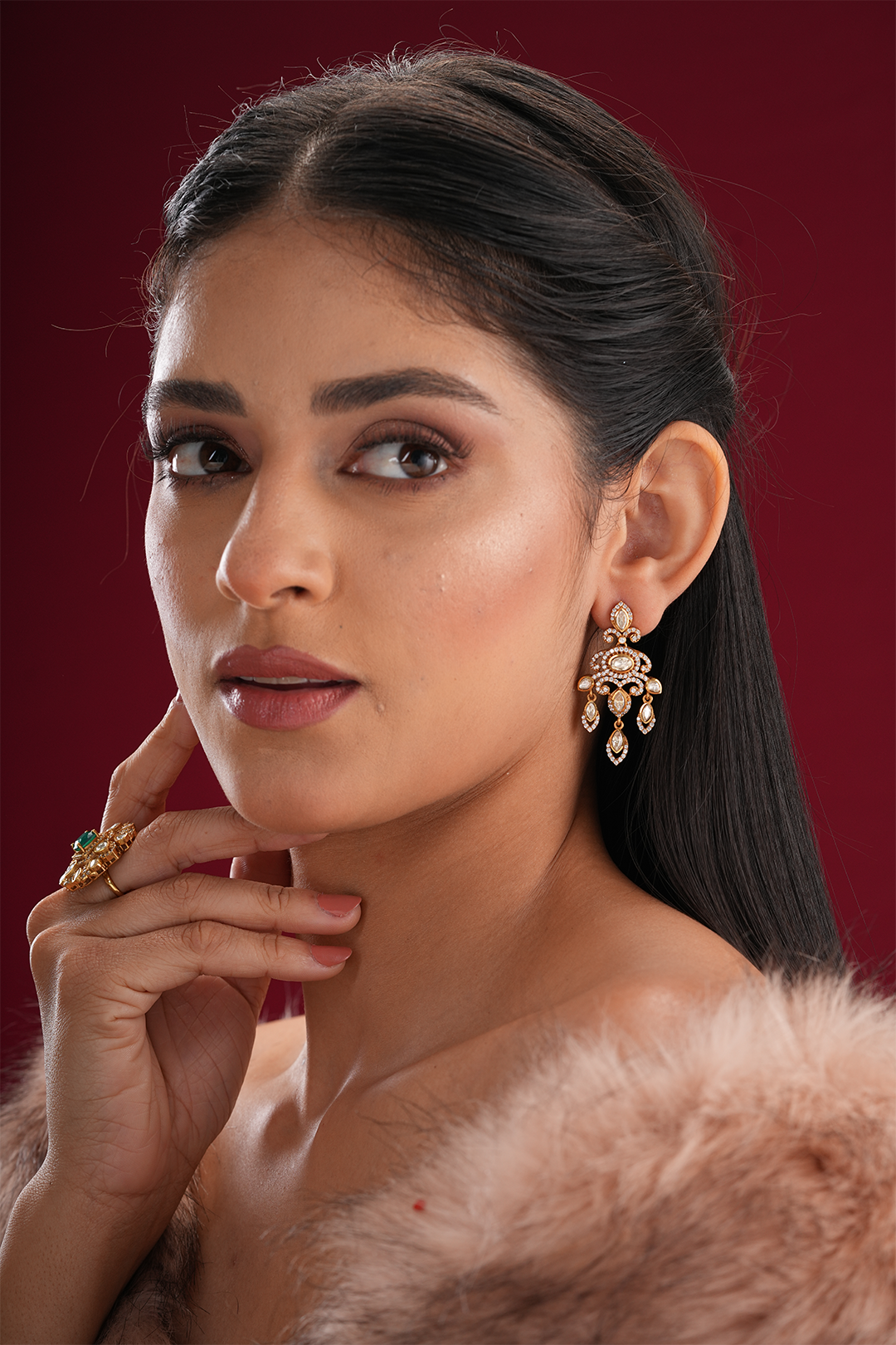 Noor Polki Earrings