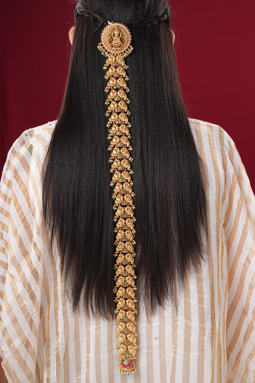 Rachita Temple Work Braid Pin