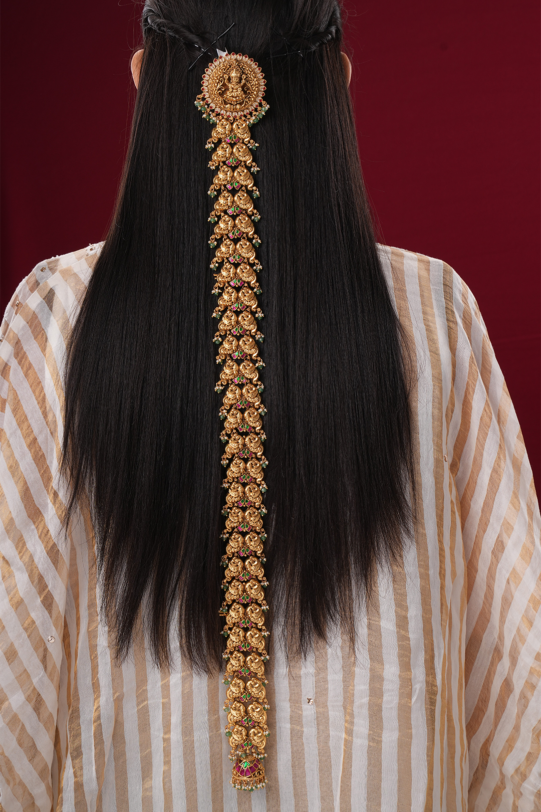 Rachita Temple Work Braid Pin