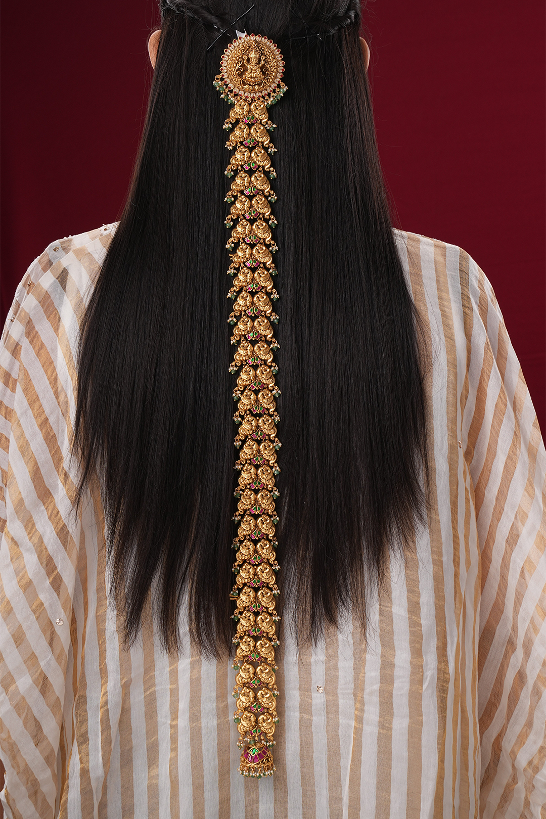 Rachita Temple Work Braid Pin