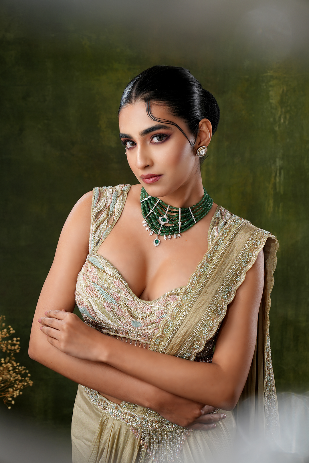 Riviera Green Necklace Set