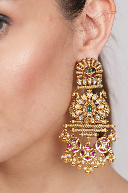 Tahira Gold Earrings