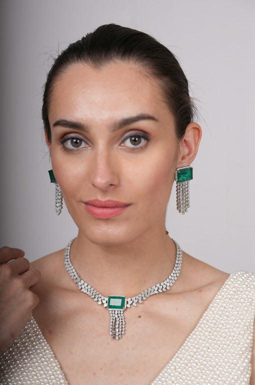 Selina Diamond Necklace set