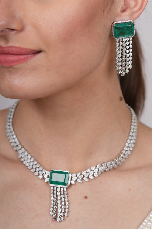 Selina Diamond Necklace set