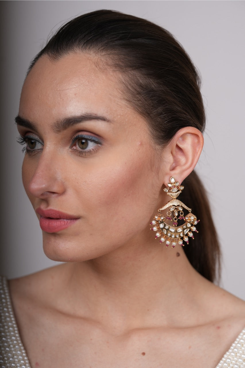 Kanval Kundan Earrings