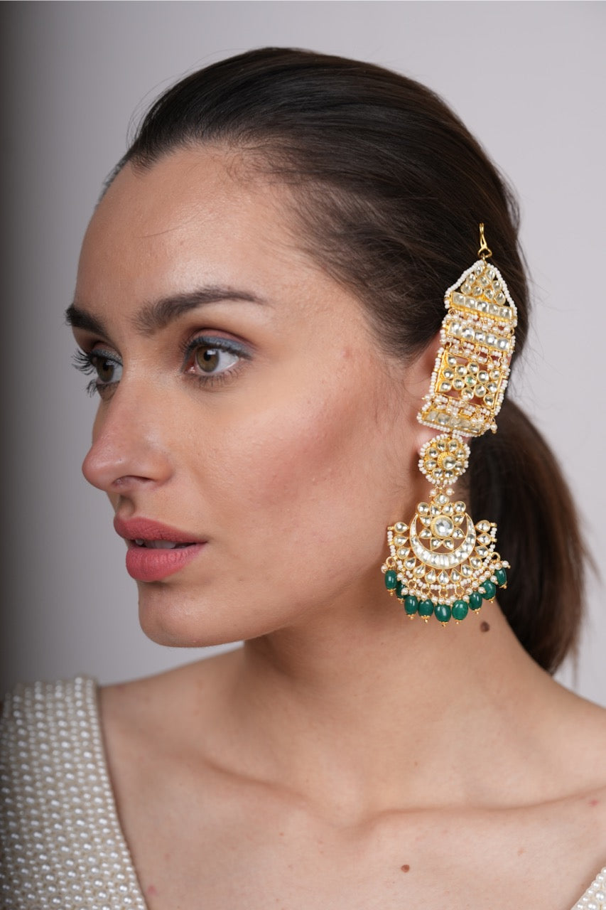 Nivaasa Kundan Earrings