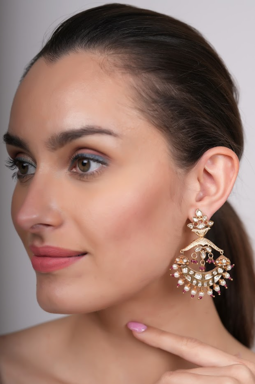 Kanval Kundan Earrings